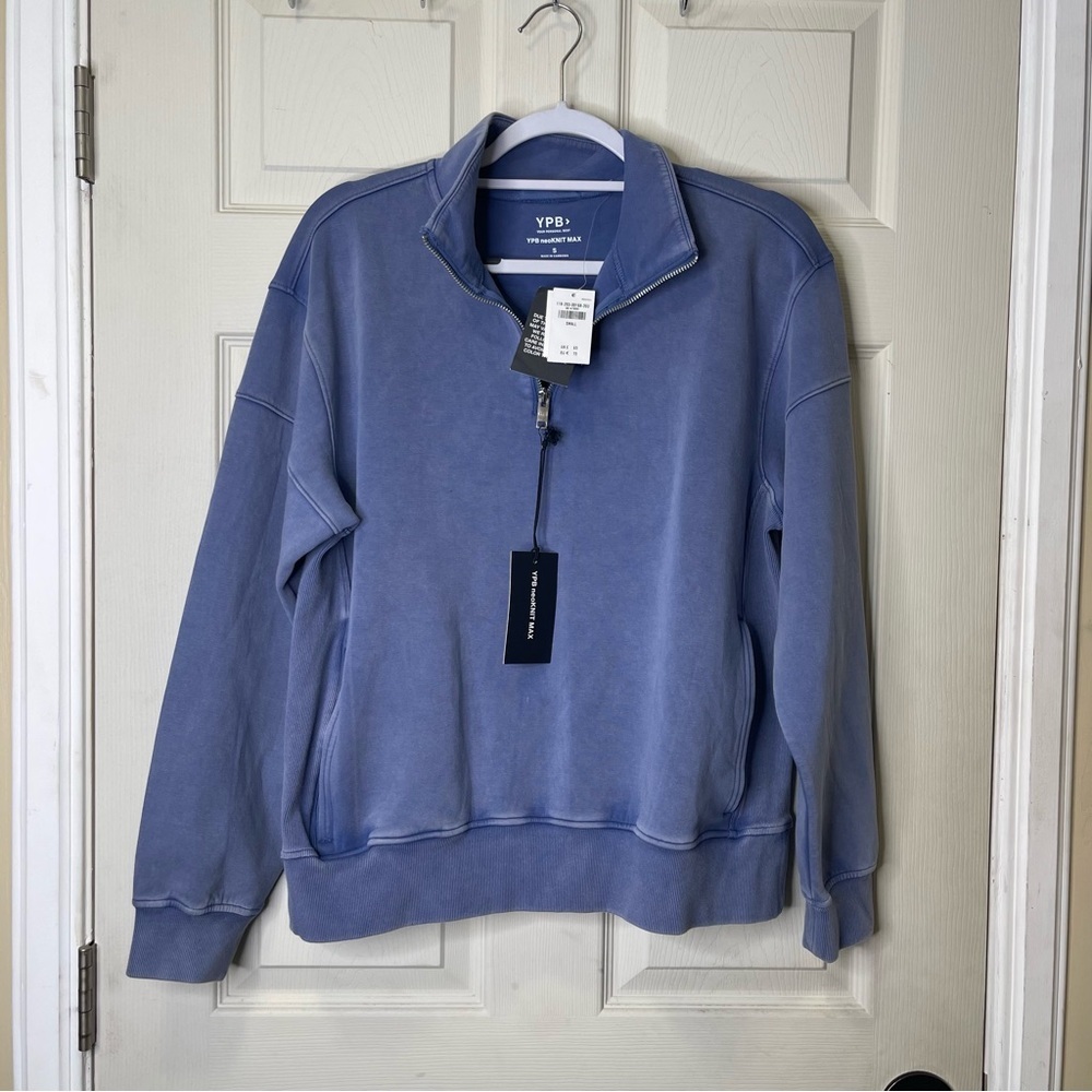 Abercrombie & Fitch YPB neoKNIT MAX Half-Zip Sz S